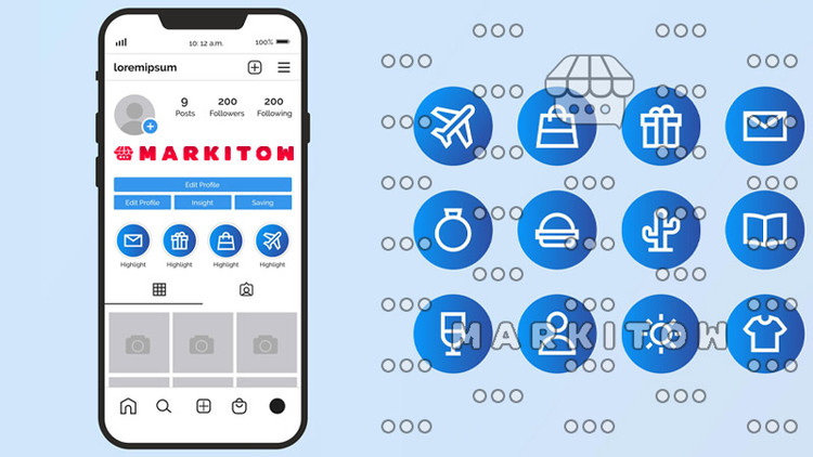 دانلود رایگان قالب آماده و عکس کاور هایلایت اینستاگرام