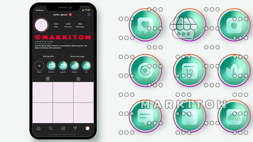 دانلود رایگان قالب آماده و عکس کاور هایلایت اینستاگرام