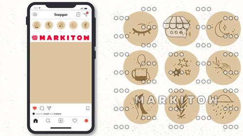 دانلود رایگان قالب آماده و عکس کاور هایلایت اینستاگرام