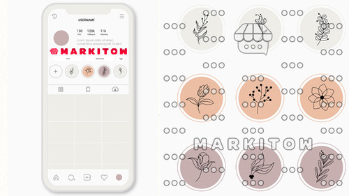 دانلود رایگان قالب آماده و عکس کاور هایلایت اینستاگرام