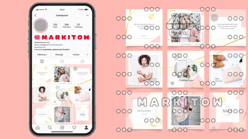 دانلود رایگان قالب آماده پست و عکس کاور ویدئو اینستاگرام