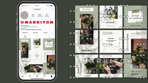 دانلود رایگان قالب آماده پست و عکس کاور ویدئو اینستاگرام