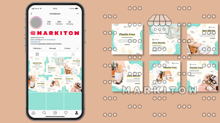 دانلود رایگان قالب آماده پست و عکس کاور ویدئو اینستاگرام