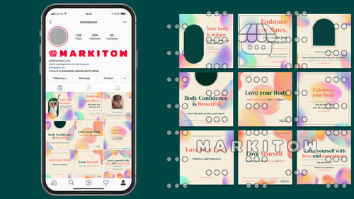 دانلود رایگان قالب آماده پست و عکس کاور ویدئو اینستاگرام