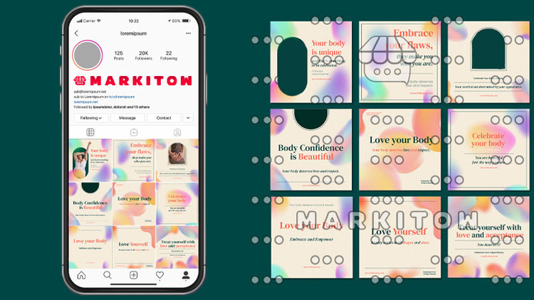 دانلود رایگان قالب آماده پست و عکس کاور ویدئو اینستاگرام