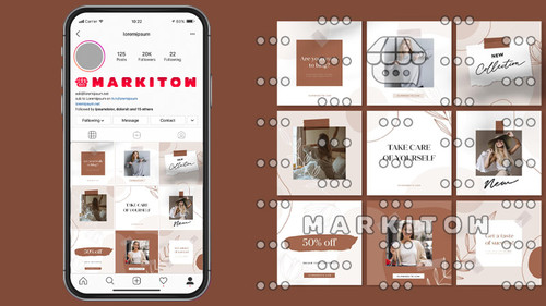 دانلود رایگان قالب آماده پست و عکس کاور ویدئو اینستاگرام